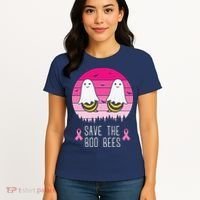 Save The Bbo Bees Breast Cancer Awareness Women's T-Shirt thumb 4