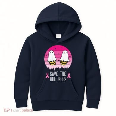 Save The Bbo Bees Breast Cancer Awareness Kids Hoodie