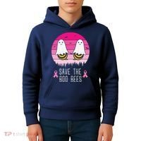 Save The Bbo Bees Breast Cancer Awareness Kids Hoodie thumb 4