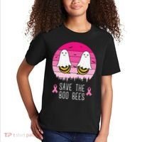 Save The Bbo Bees Breast Cancer Awareness Kids T-Shirt thumb 2