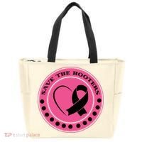 Save The Booters Breast Cancer Awareness Tote Bag thumb 0