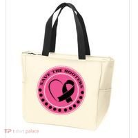 Save The Booters Breast Cancer Awareness Tote Bag thumb 3