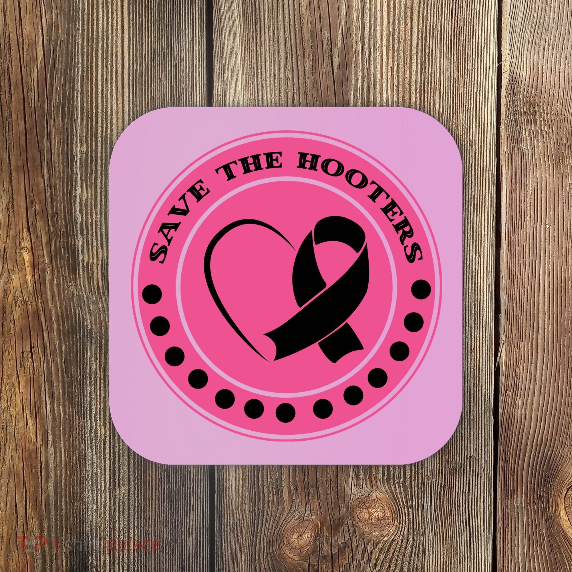 Save The Booters Breast Cancer Awareness Coaster