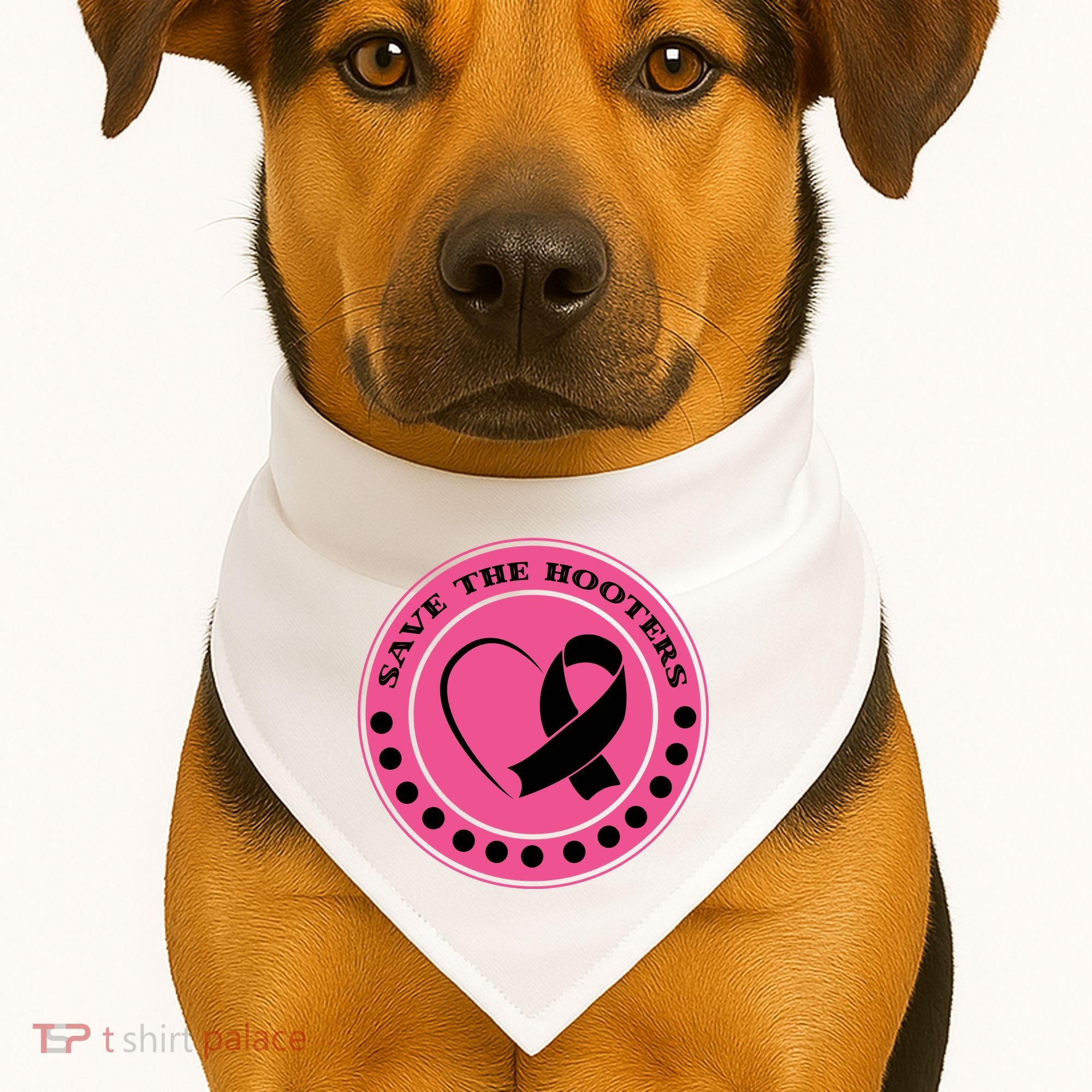 Save The Booters Breast Cancer Awareness USA-Made Doggie Bandana