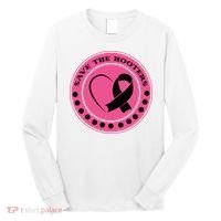 Save The Booters Breast Cancer Awareness Long Sleeve Shirt thumb 0