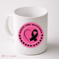 Save The Booters Breast Cancer Awareness Coffee Mug thumb 0