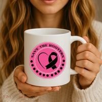 Save The Booters Breast Cancer Awareness Coffee Mug thumb 3