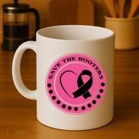 Save The Booters Breast Cancer Awareness Coffee Mug thumb 4