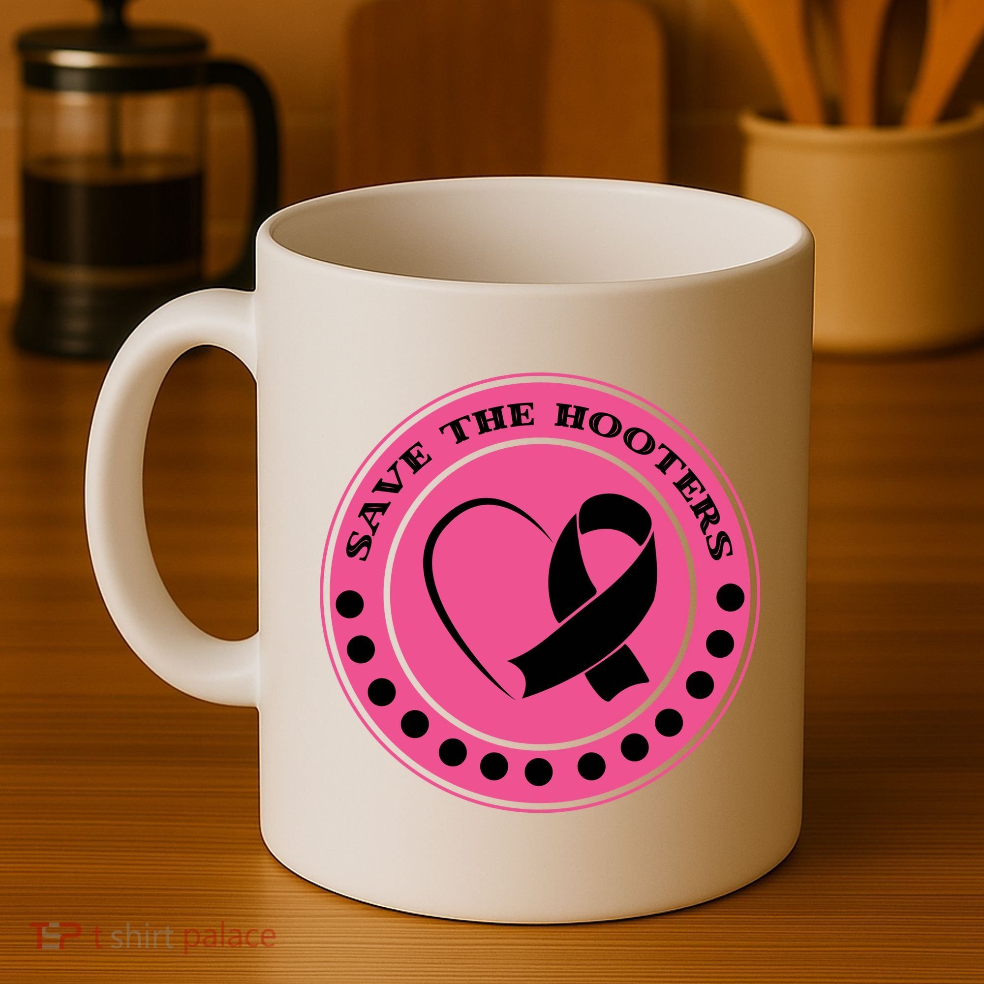 Save The Booters Breast Cancer Awareness Coffee Mug