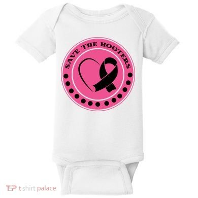 Save The Booters Breast Cancer Awareness Baby Bodysuit