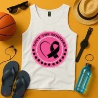 Save The Booters Breast Cancer Awareness Tank Top thumb 4