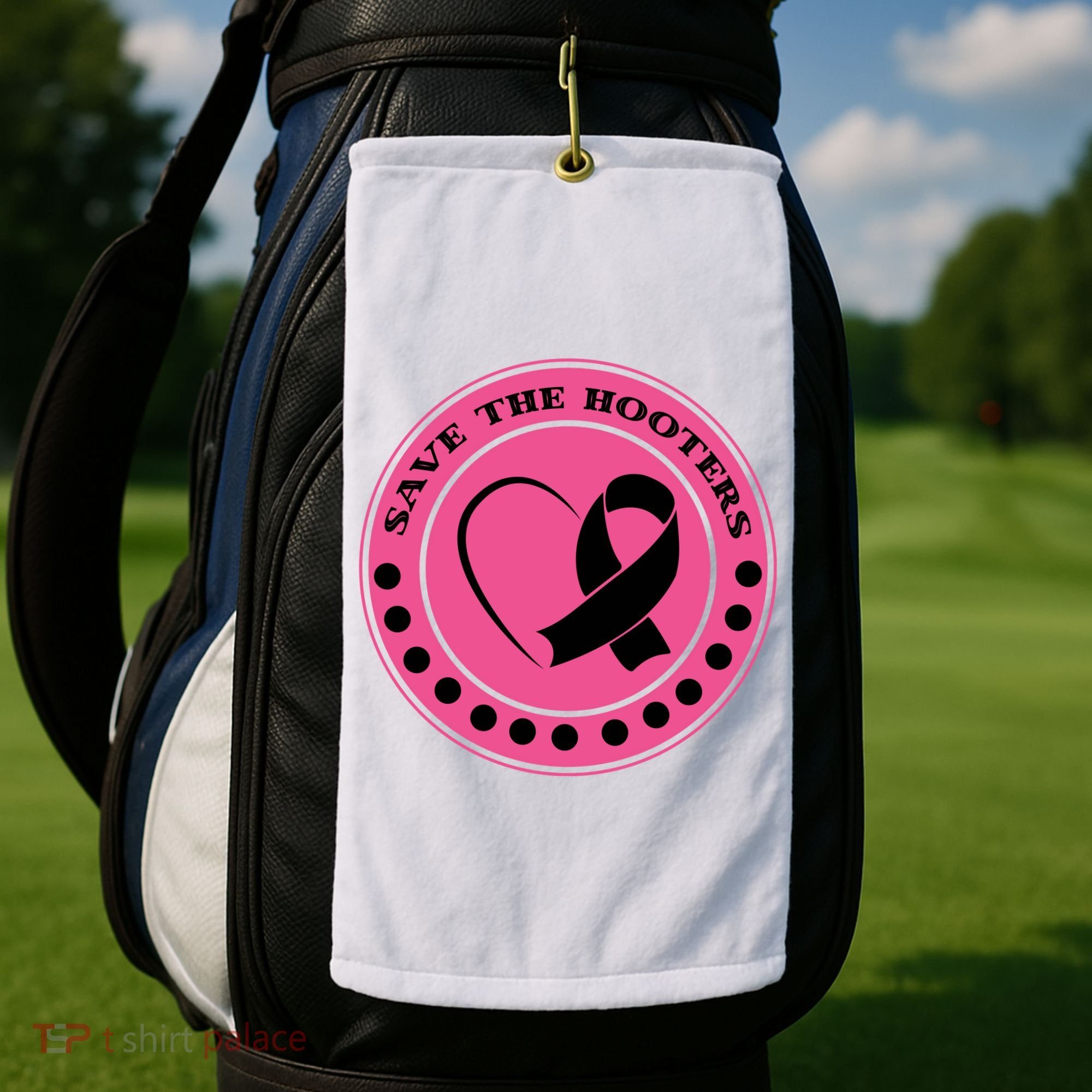 Save The Booters Breast Cancer Awareness Golf Towel