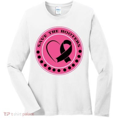 Save The Booters Breast Cancer Awareness Women's Long Sleeve Shirt