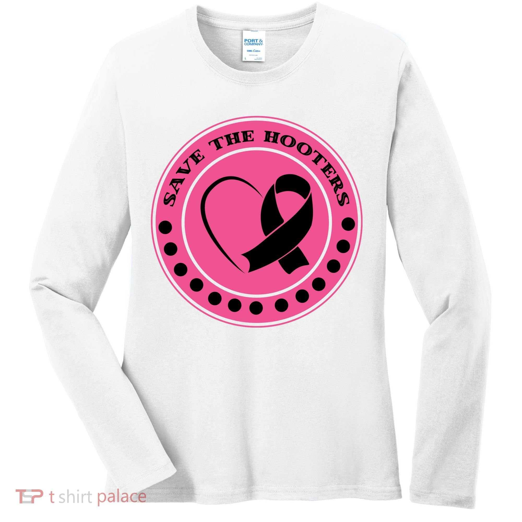 Save The Booters Breast Cancer Awareness Women's Long Sleeve Shirt