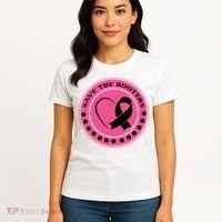 Save The Booters Breast Cancer Awareness Women's T-Shirt thumb 4