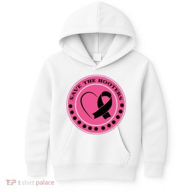 Save The Booters Breast Cancer Awareness Kids Hoodie