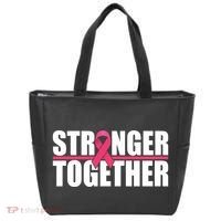 Stronger Together Breast Cancer Awareness Tote Bag thumb 0
