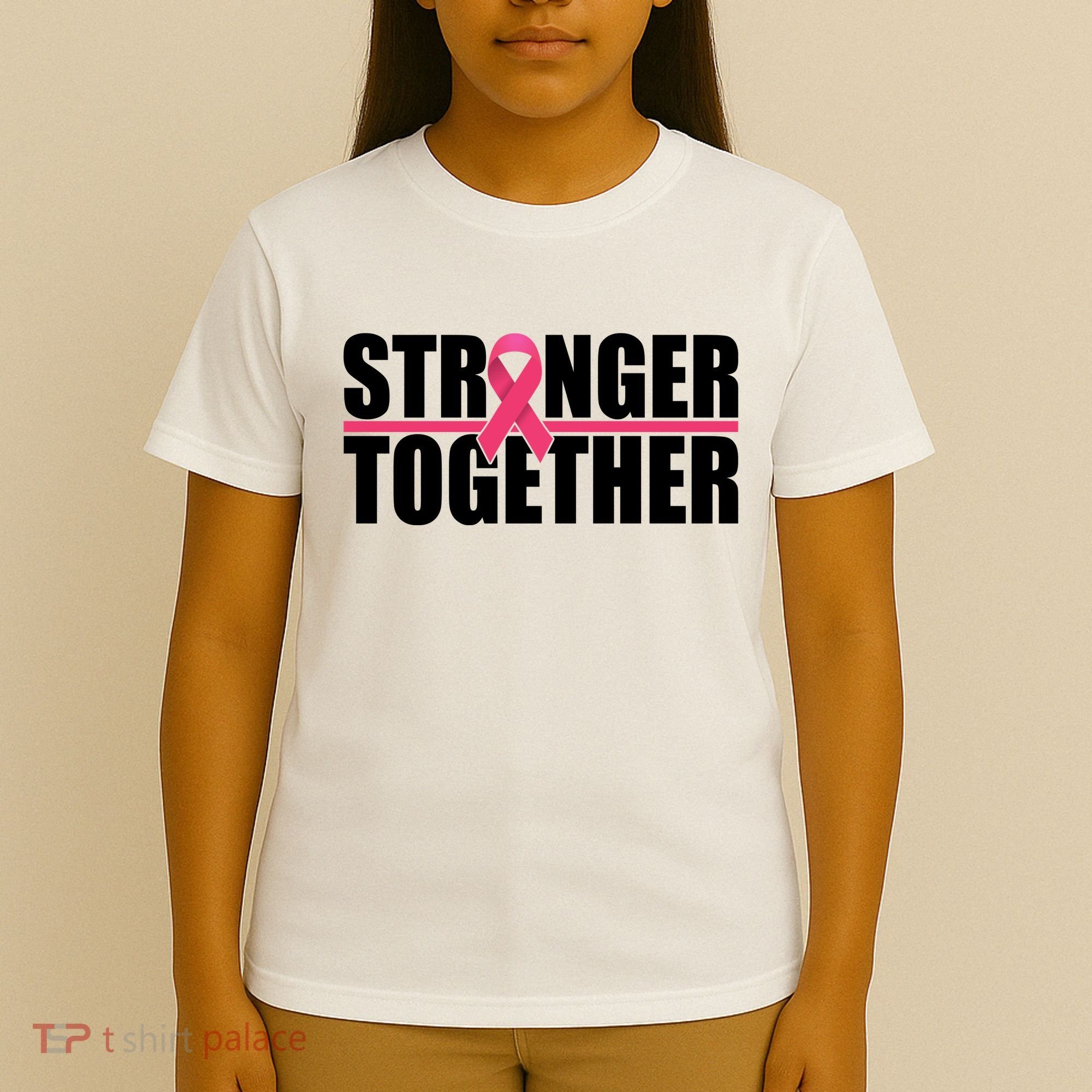 Stronger Together Breast Cancer Awareness T-Shirt