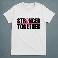 Stronger Together Breast Cancer Awareness T-Shirt thumb 5