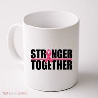 Stronger Together Breast Cancer Awareness Coffee Mug thumb 0