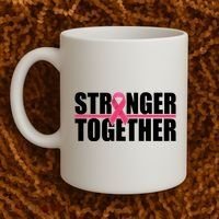 Stronger Together Breast Cancer Awareness Coffee Mug thumb 2