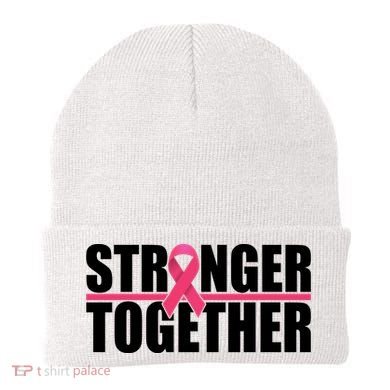 Stronger Together Breast Cancer Awareness Beanie