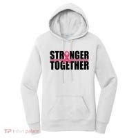 Stronger Together Breast Cancer Awareness Women's Hoodie thumb 0
