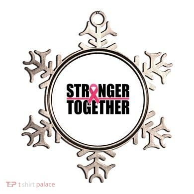 Stronger Together Breast Cancer Awareness Ornament