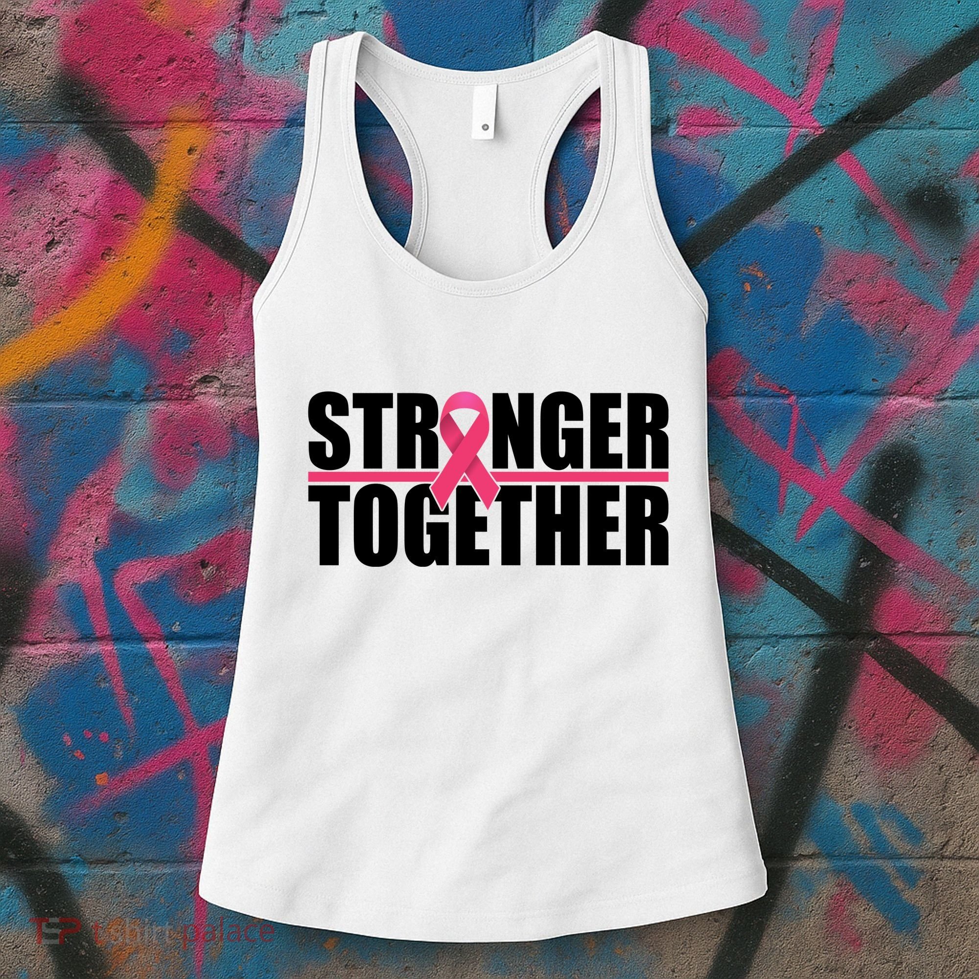 Stronger Together Breast Cancer Awareness Women's Tank Top