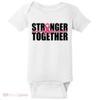 Stronger Together Breast Cancer Awareness Baby Bodysuit thumb 0