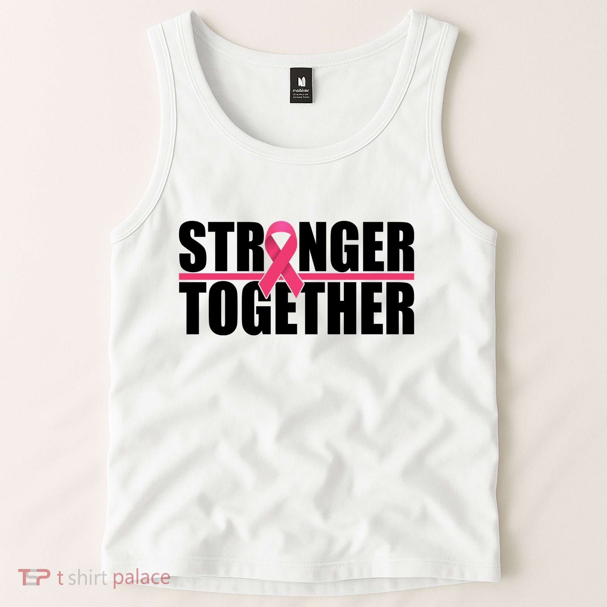 Stronger Together Breast Cancer Awareness Tank Top