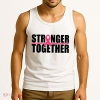 Stronger Together Breast Cancer Awareness Tank Top thumb 3