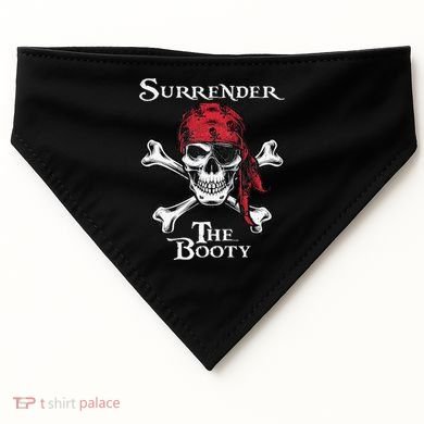 Surrender The Booty Pirate Festival USA-Made Doggie Bandana