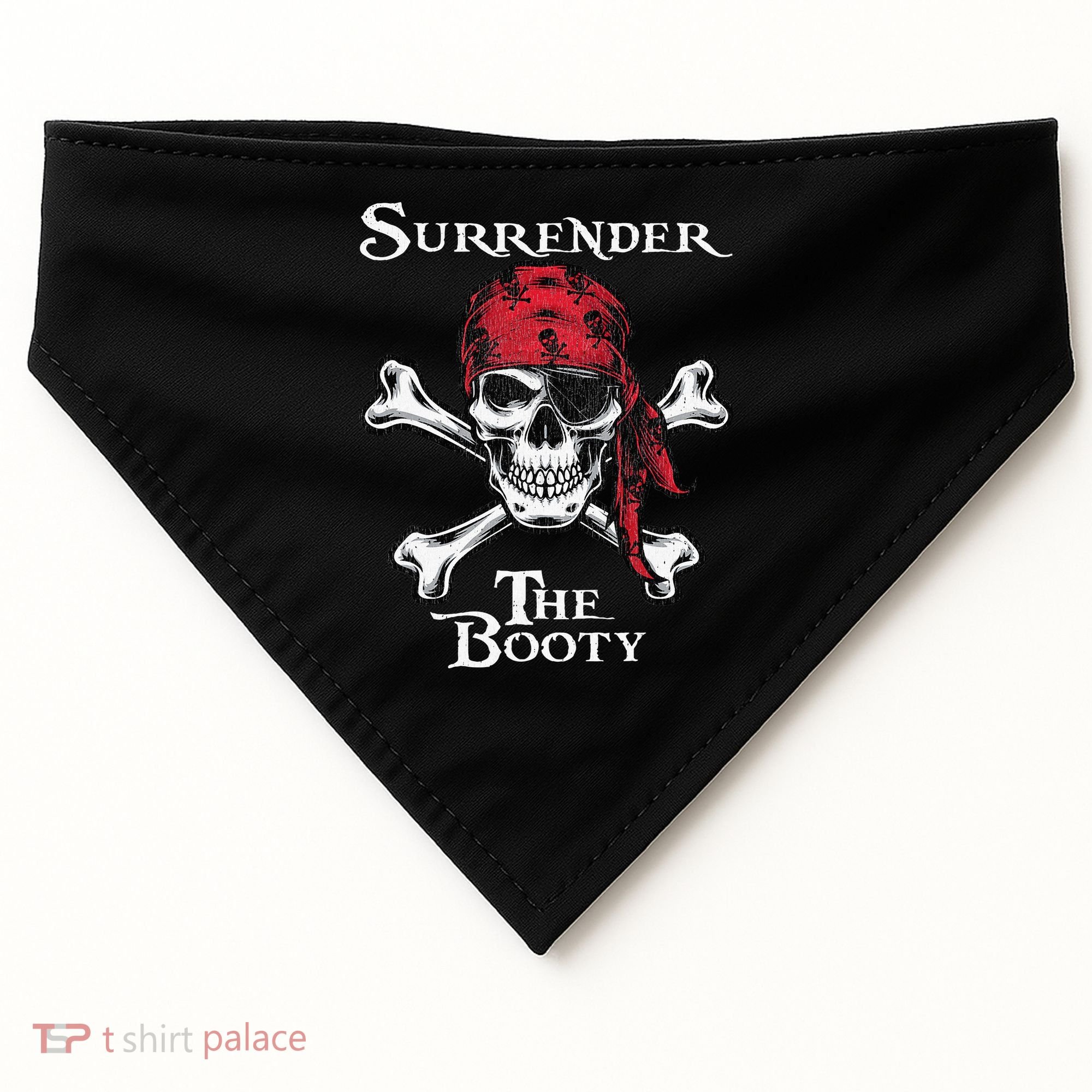 Surrender The Booty Pirate Festival USA-Made Doggie Bandana