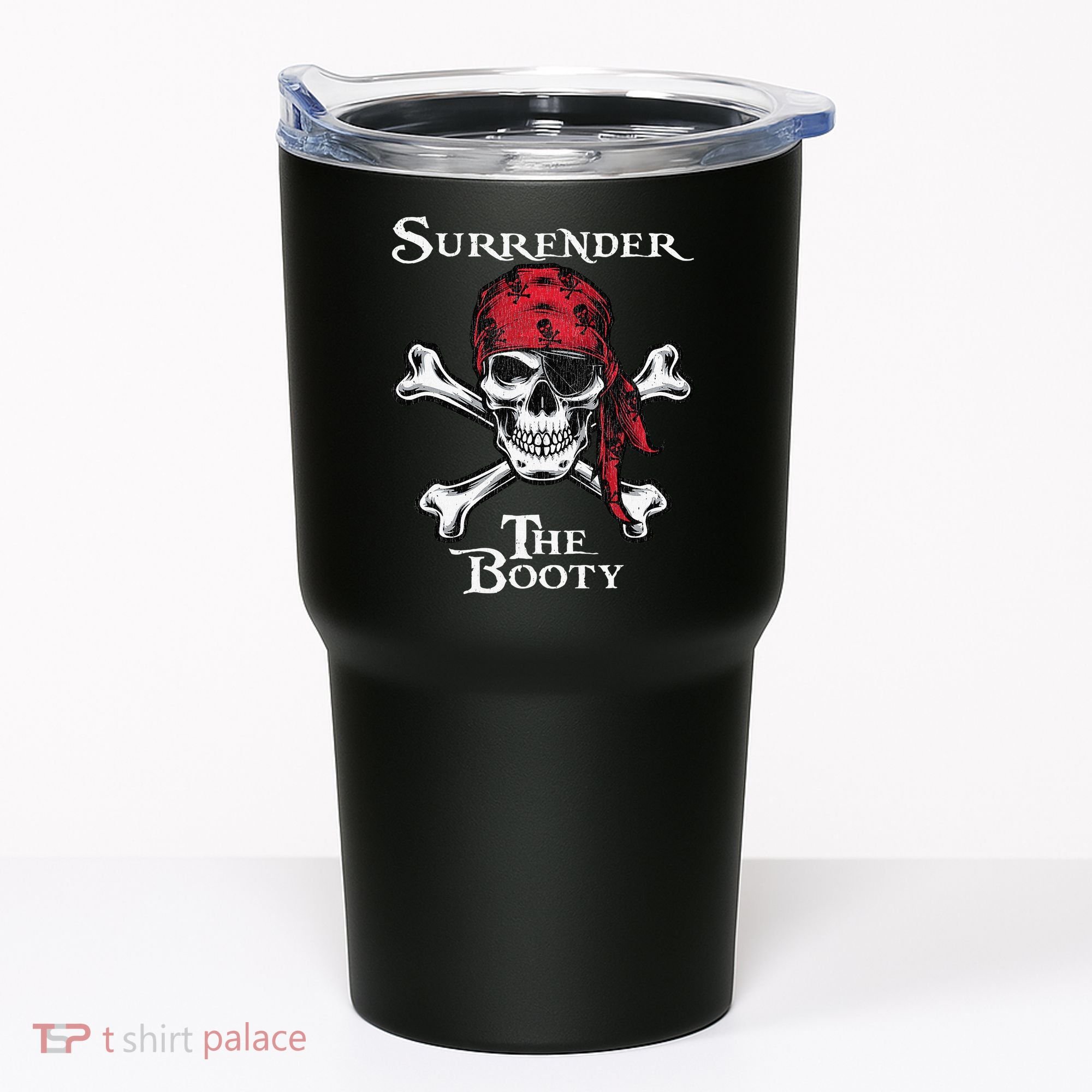 Surrender The Booty Pirate Festival Tumbler
