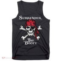 Surrender The Booty Pirate Festival Tank Top thumb 0