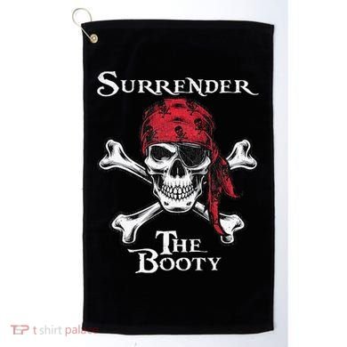 Surrender The Booty Pirate Festival Golf Towel