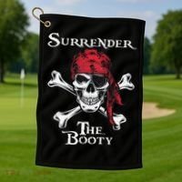 Surrender The Booty Pirate Festival Golf Towel thumb 1