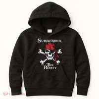 Surrender The Booty Pirate Festival Kids Hoodie thumb 0