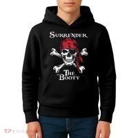 Surrender The Booty Pirate Festival Kids Hoodie thumb 4