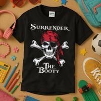 Surrender The Booty Pirate Festival Kids T-Shirt thumb 3