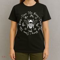 Save The Bees Conserve Endangered Bees T-Shirt thumb 4