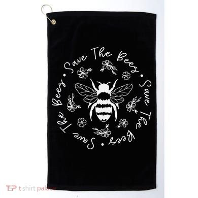 Save The Bees Conserve Endangered Bees Golf Towel