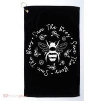 Save The Bees Conserve Endangered Bees Golf Towel thumb 0