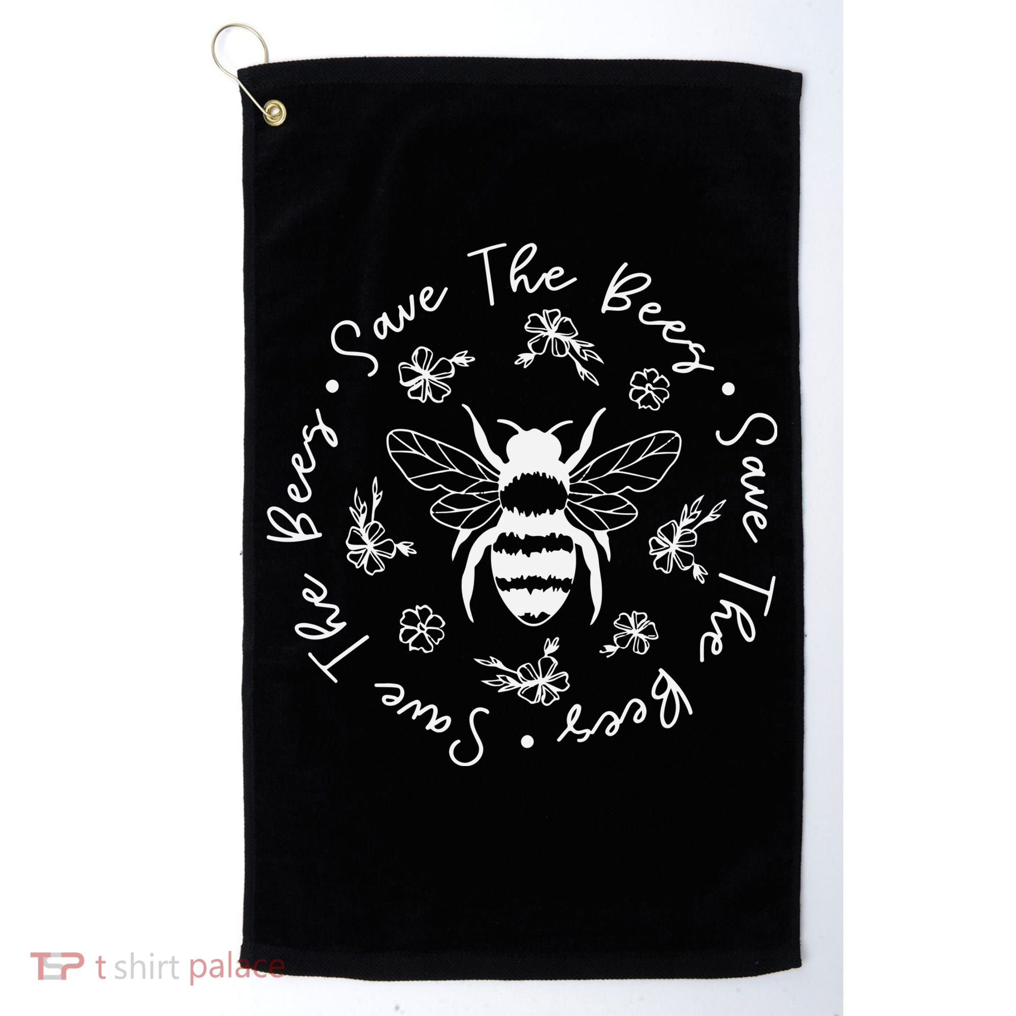 Save The Bees Conserve Endangered Bees Golf Towel