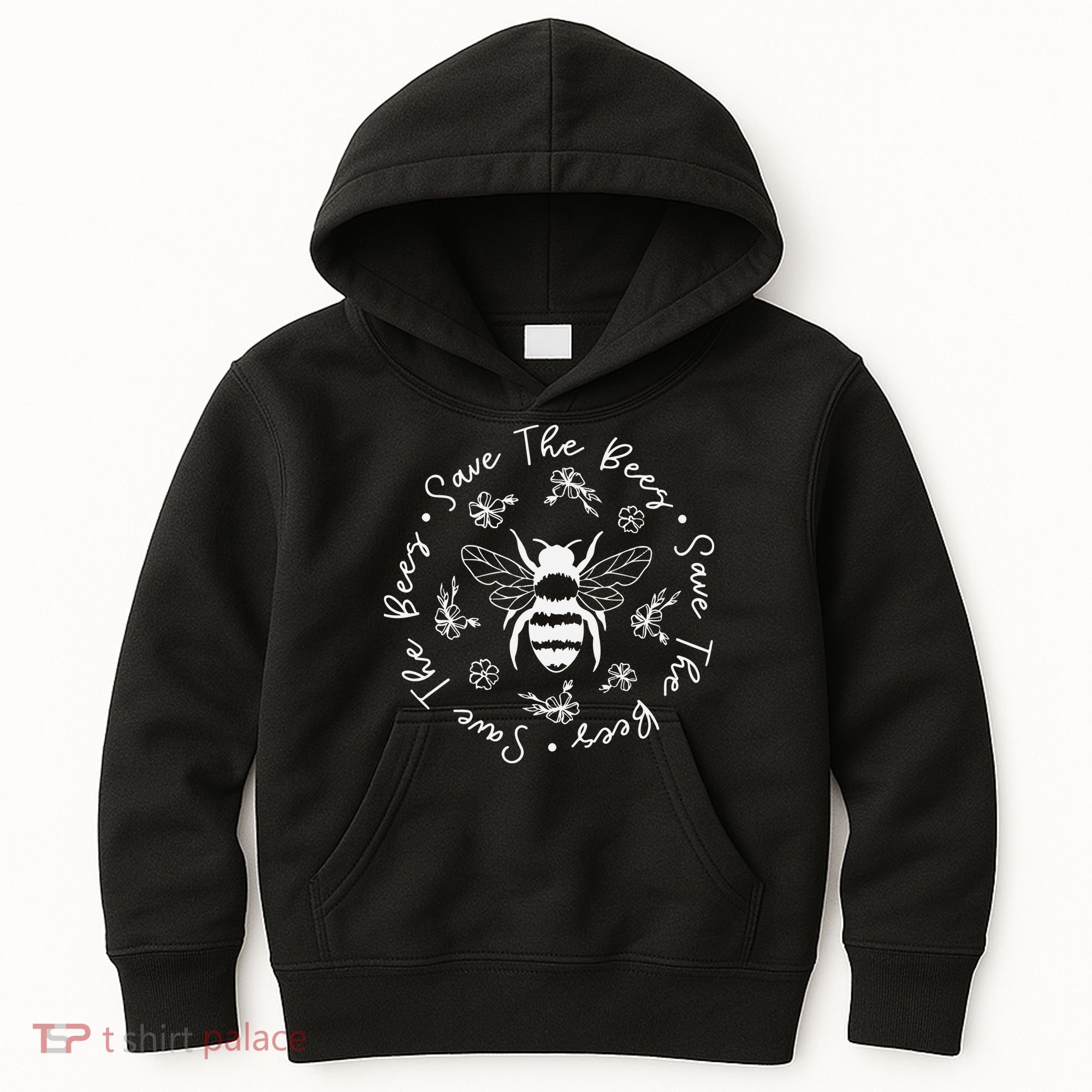 Save The Bees Conserve Endangered Bees Kids Hoodie