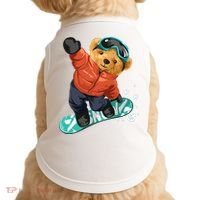 Snowboarding Teddy Bear | Funny Gifts For Snowboarders Doggie Tank thumb 0