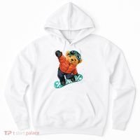 Snowboarding Teddy Bear | Funny Gifts For Snowboarders Hoodie thumb 0