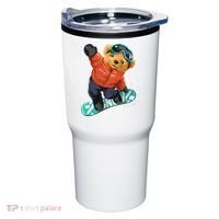 Snowboarding Teddy Bear | Funny Gifts For Snowboarders Tumbler thumb 0