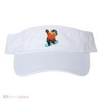 Snowboarding Teddy Bear | Funny Gifts For Snowboarders Visor thumb 0